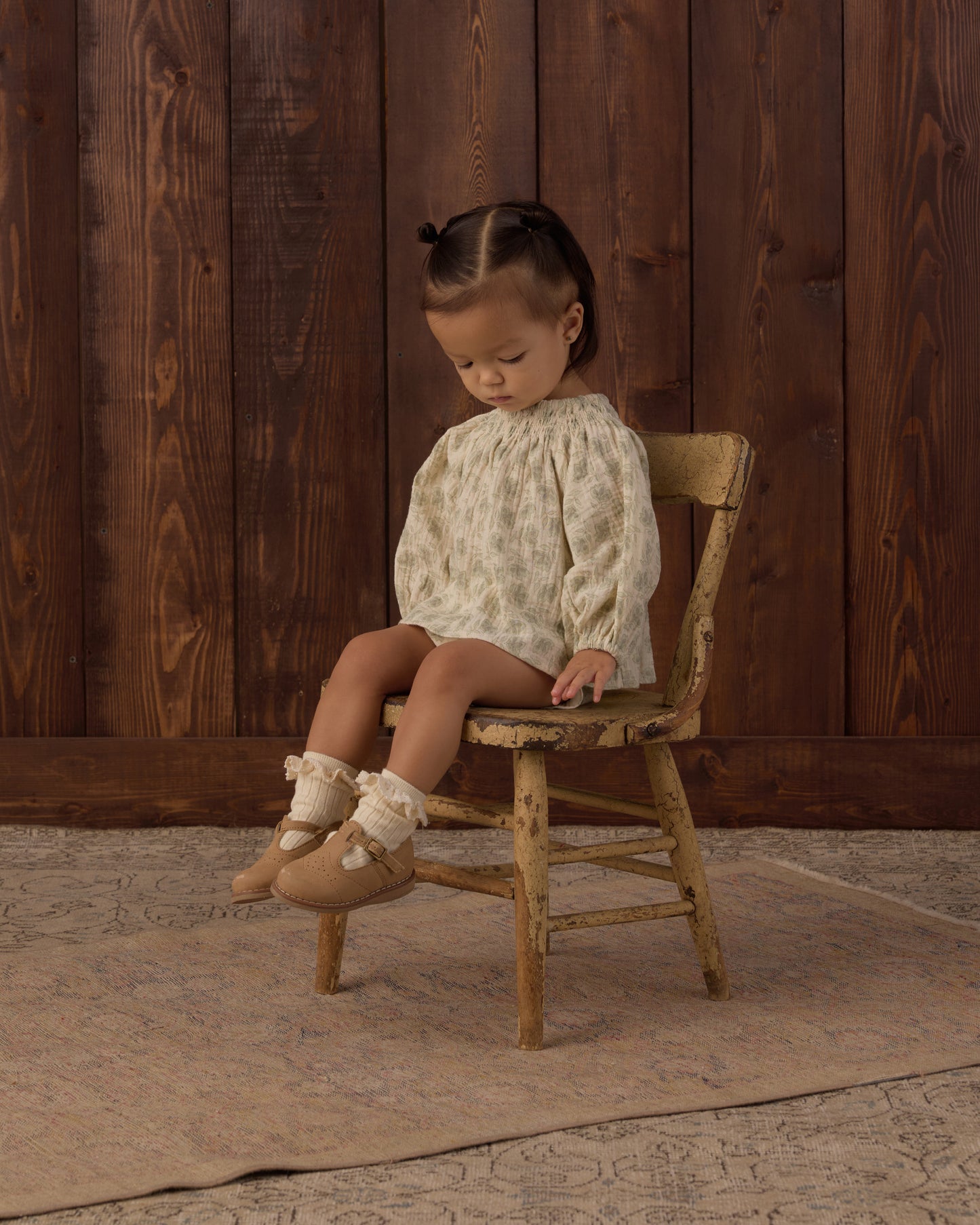 Lace Trim Socks, 2-Pack || Rosewood, Natural