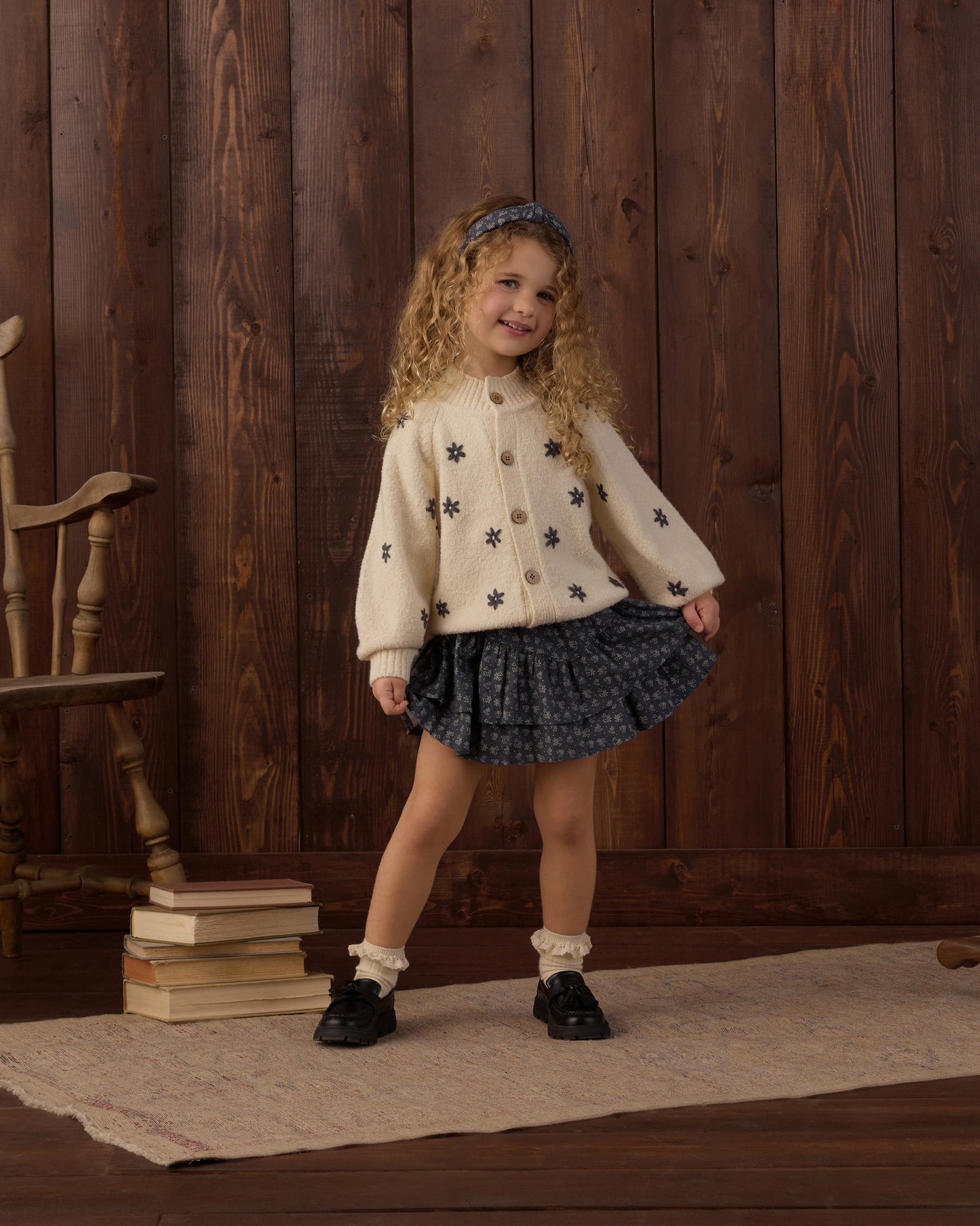 Tulip Cardigan || Midnight Daisy