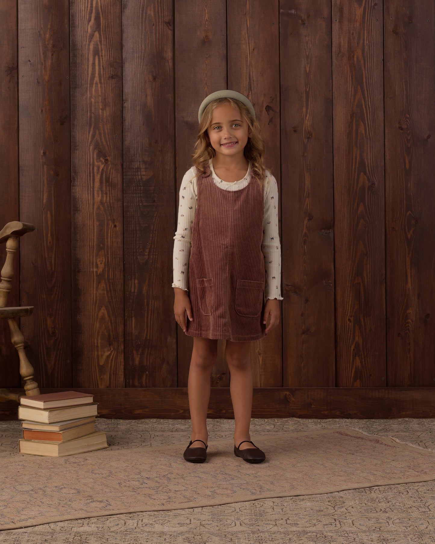 Odette Overall Dress || Mulberry