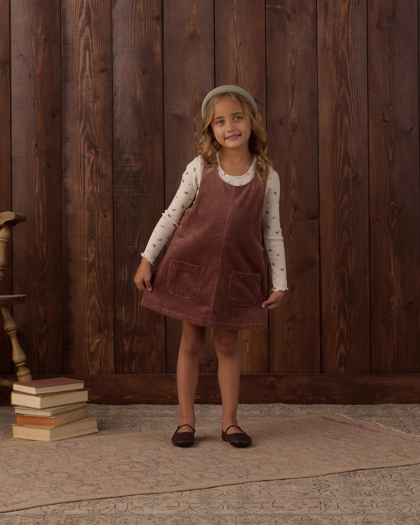 Odette Overall Dress || Mulberry