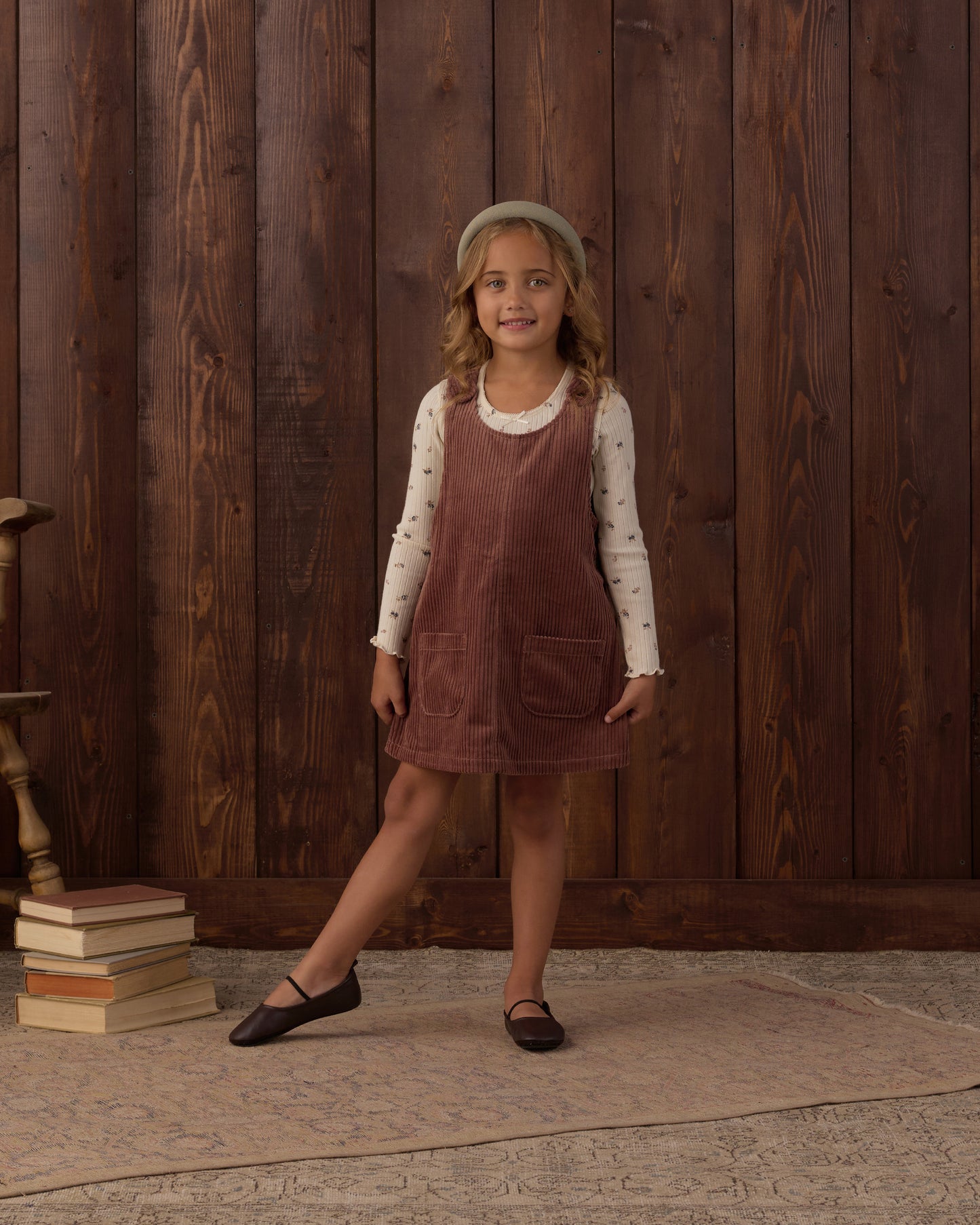 Odette Overall Dress || Mulberry