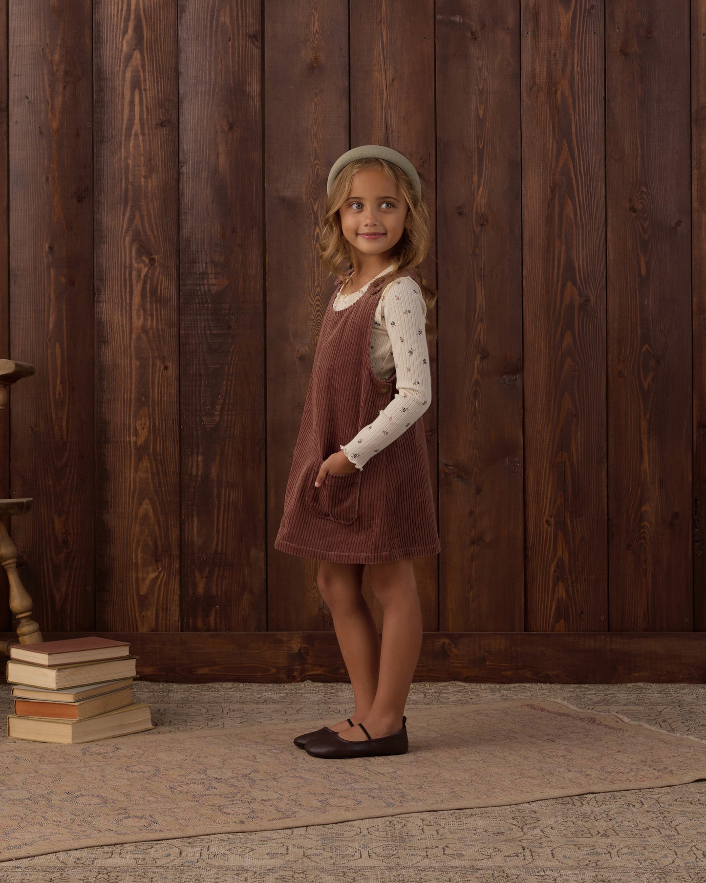 Odette Overall Dress || Mulberry