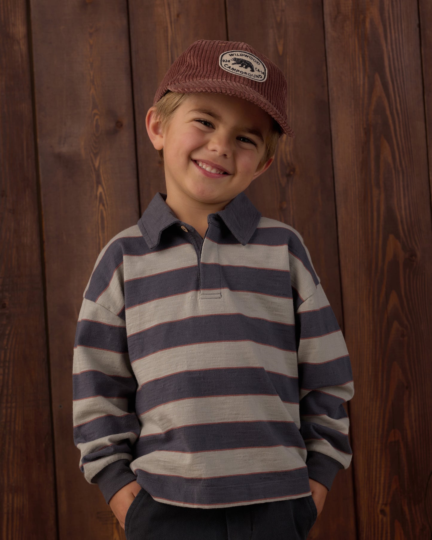 Rugby Polo || Sage Stripe