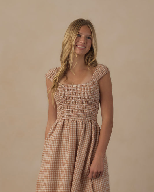 Teen Jess Dress || Fawn Gingham