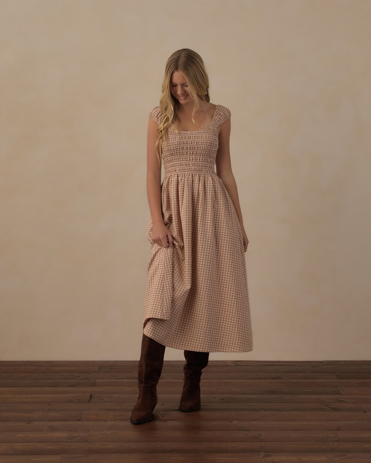 Teen Jess Dress || Fawn Gingham