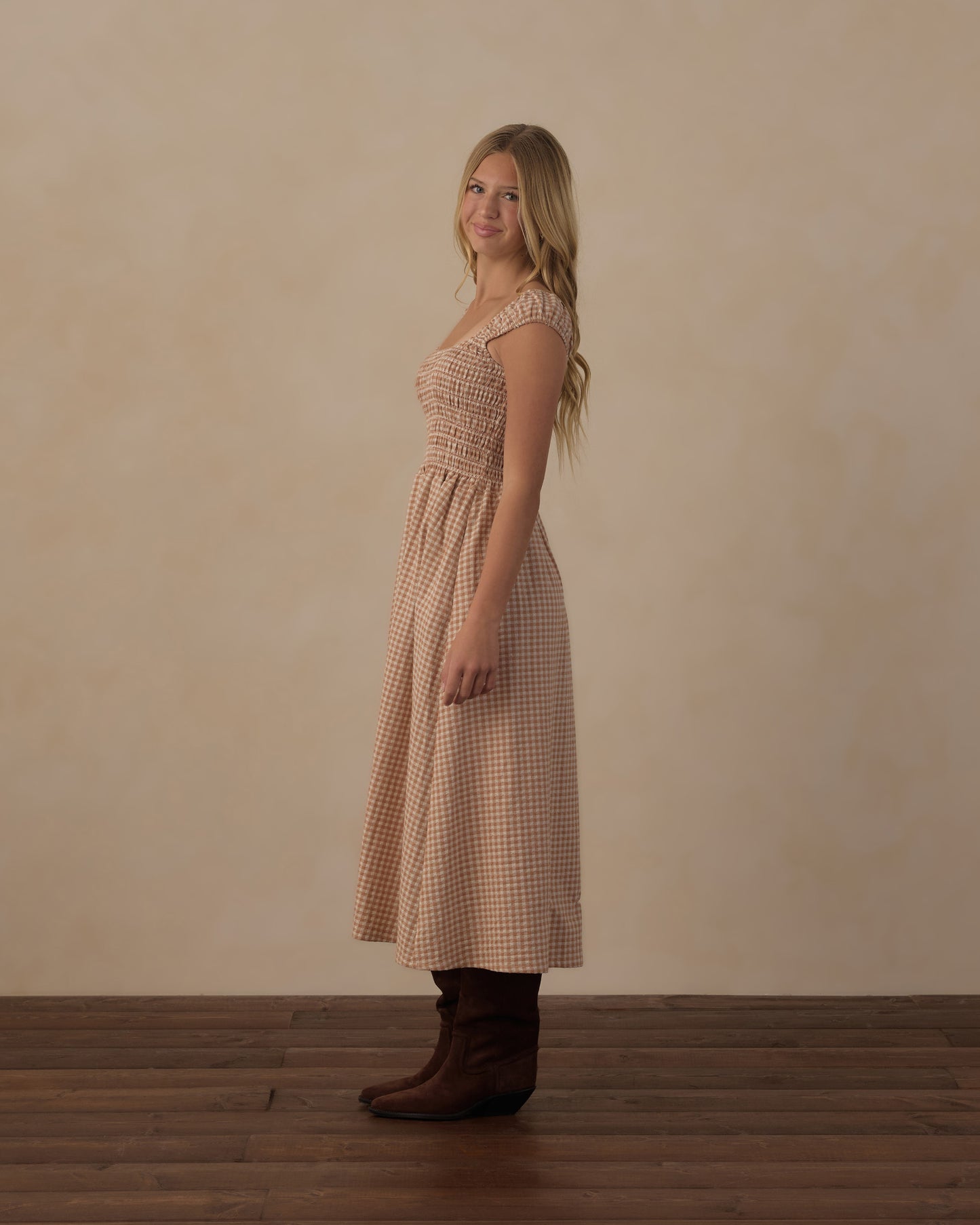 Teen Jess Dress || Fawn Gingham