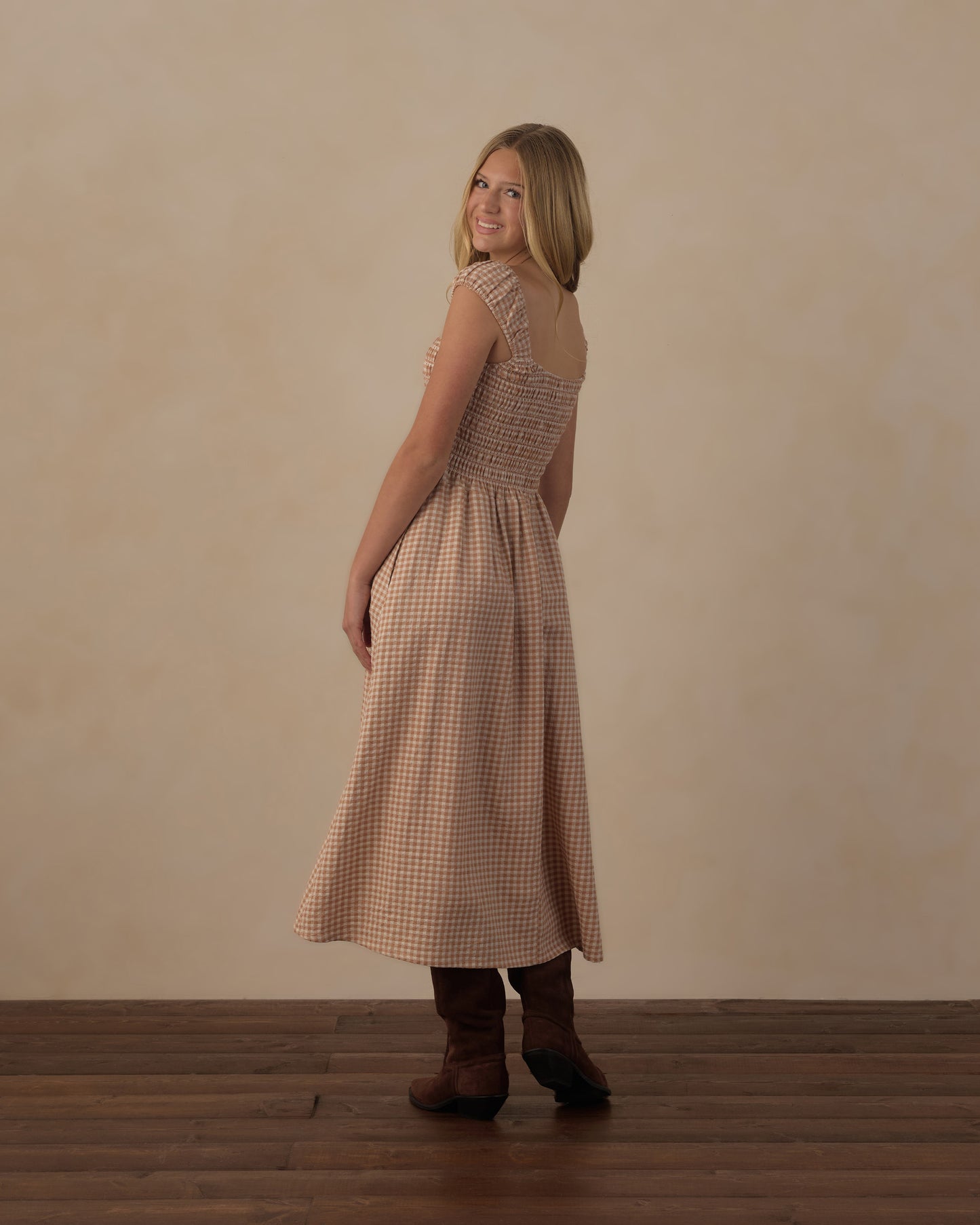 Teen Jess Dress || Fawn Gingham