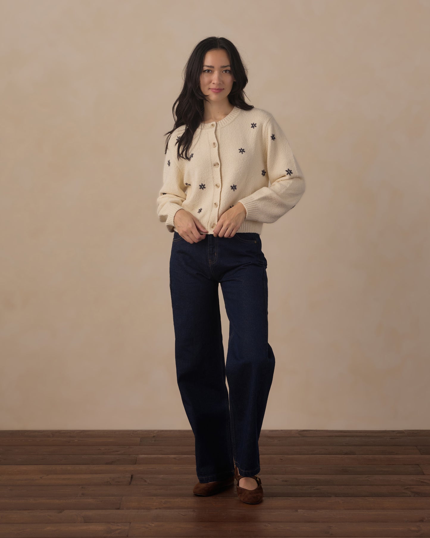 Women's Cheyenne Cardigan || Midnight Daisy
