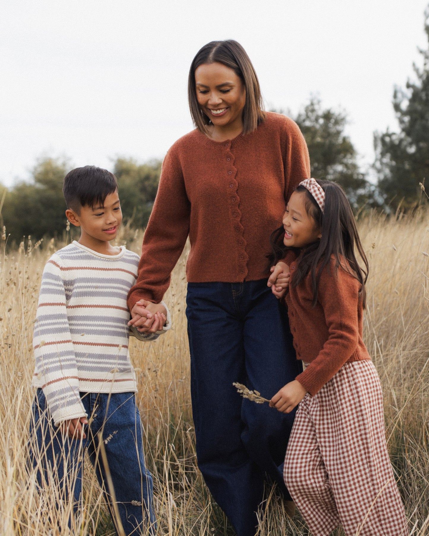 Women's Scallop Cardigan | Brick