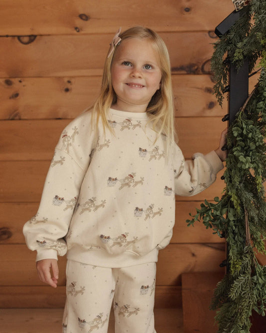 Relaxed Sweatshirt | Reindeer