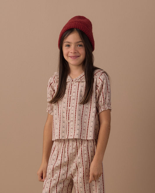Ruffle Pajamas | Candy Cane Lane