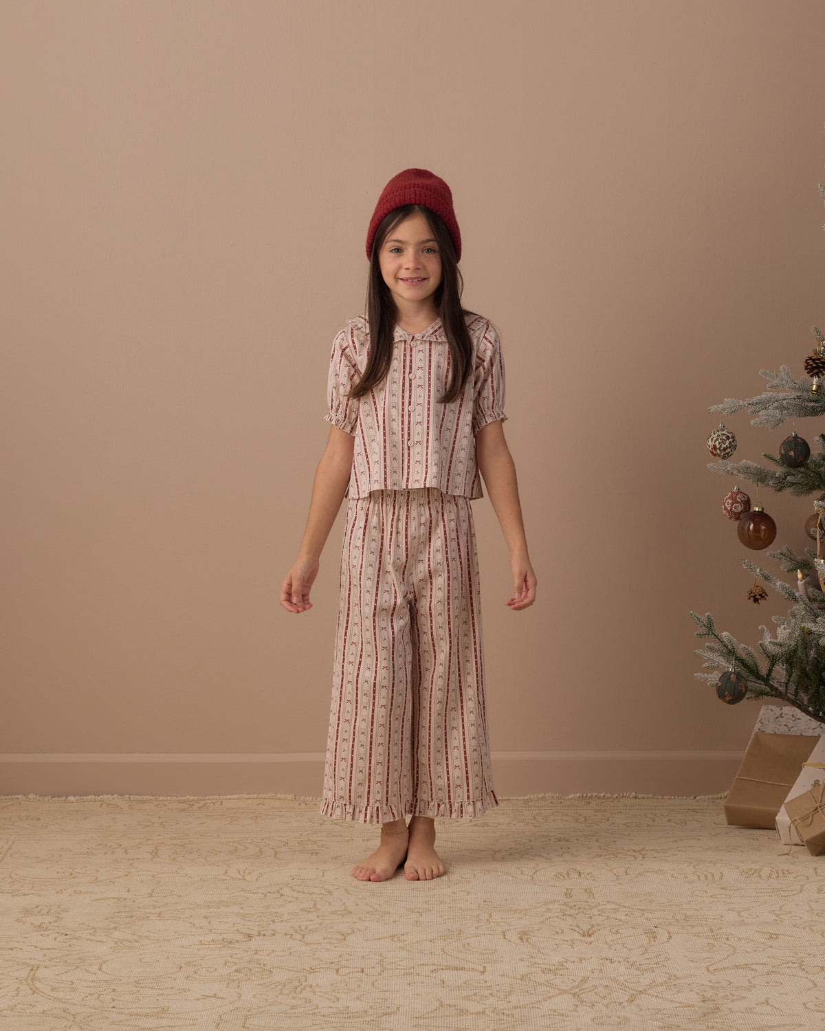 Ruffle Pajamas | Candy Cane Lane