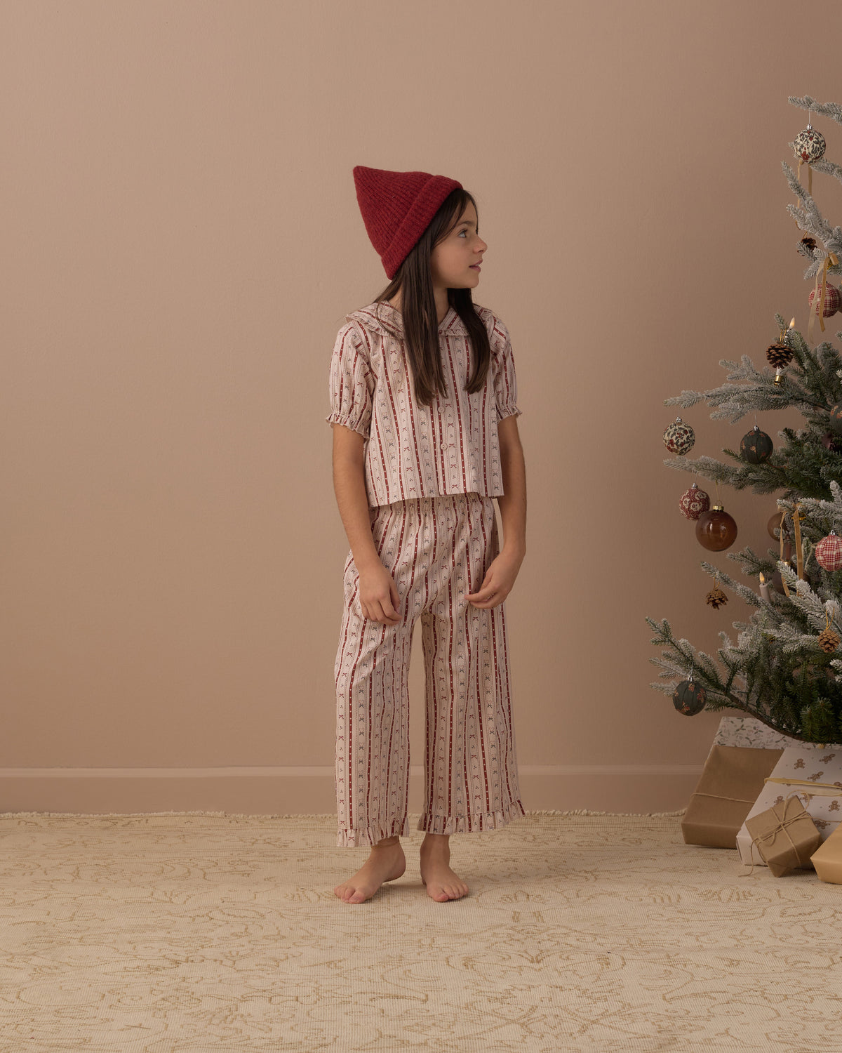 Ruffle Pajamas | Candy Cane Lane