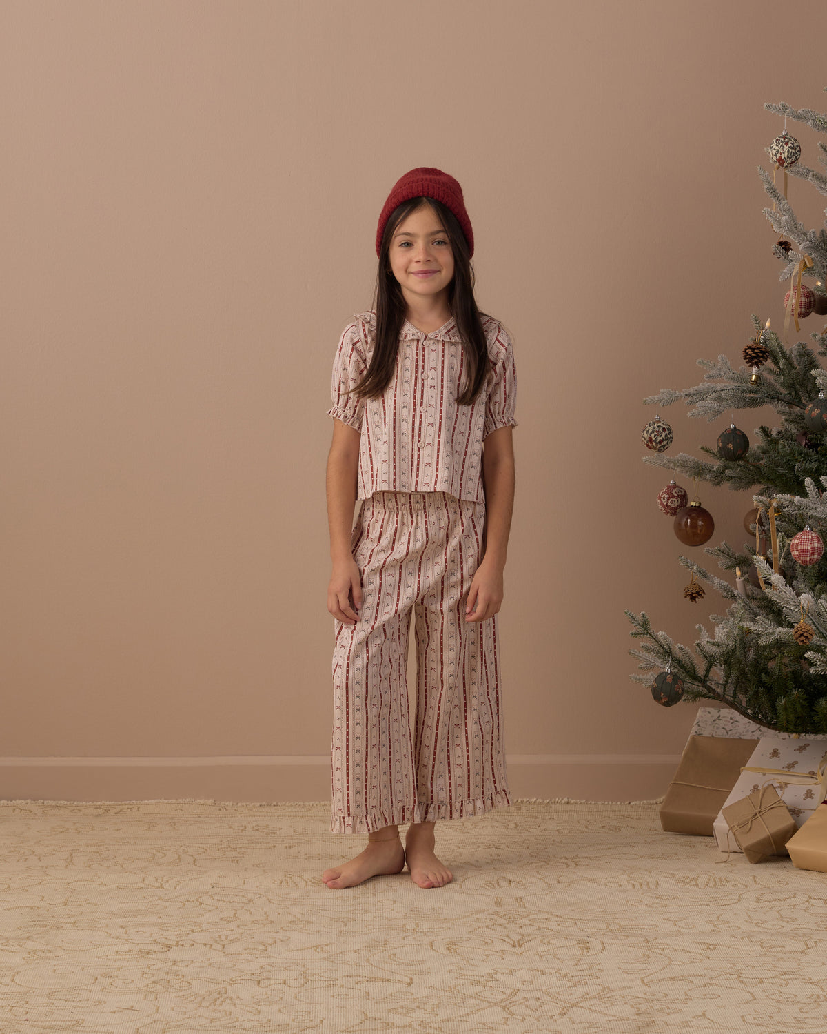 Ruffle Pajamas | Candy Cane Lane