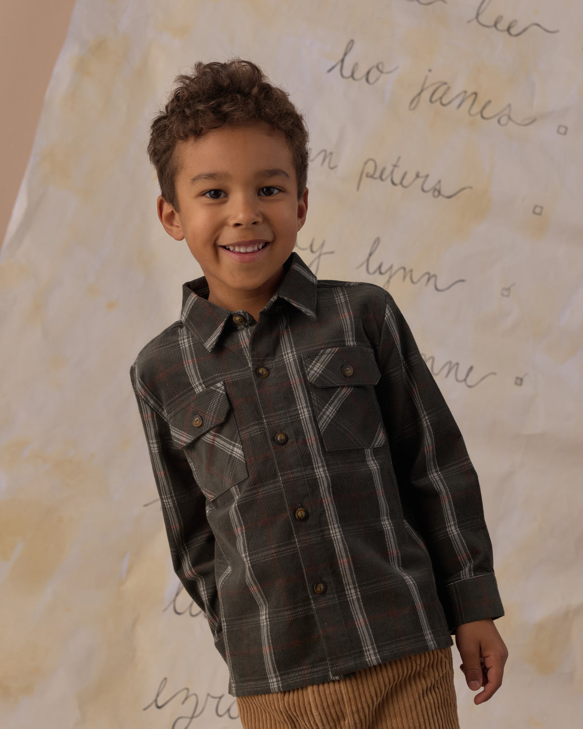 Pocketed Flannel Shirt | Holiday Plaid