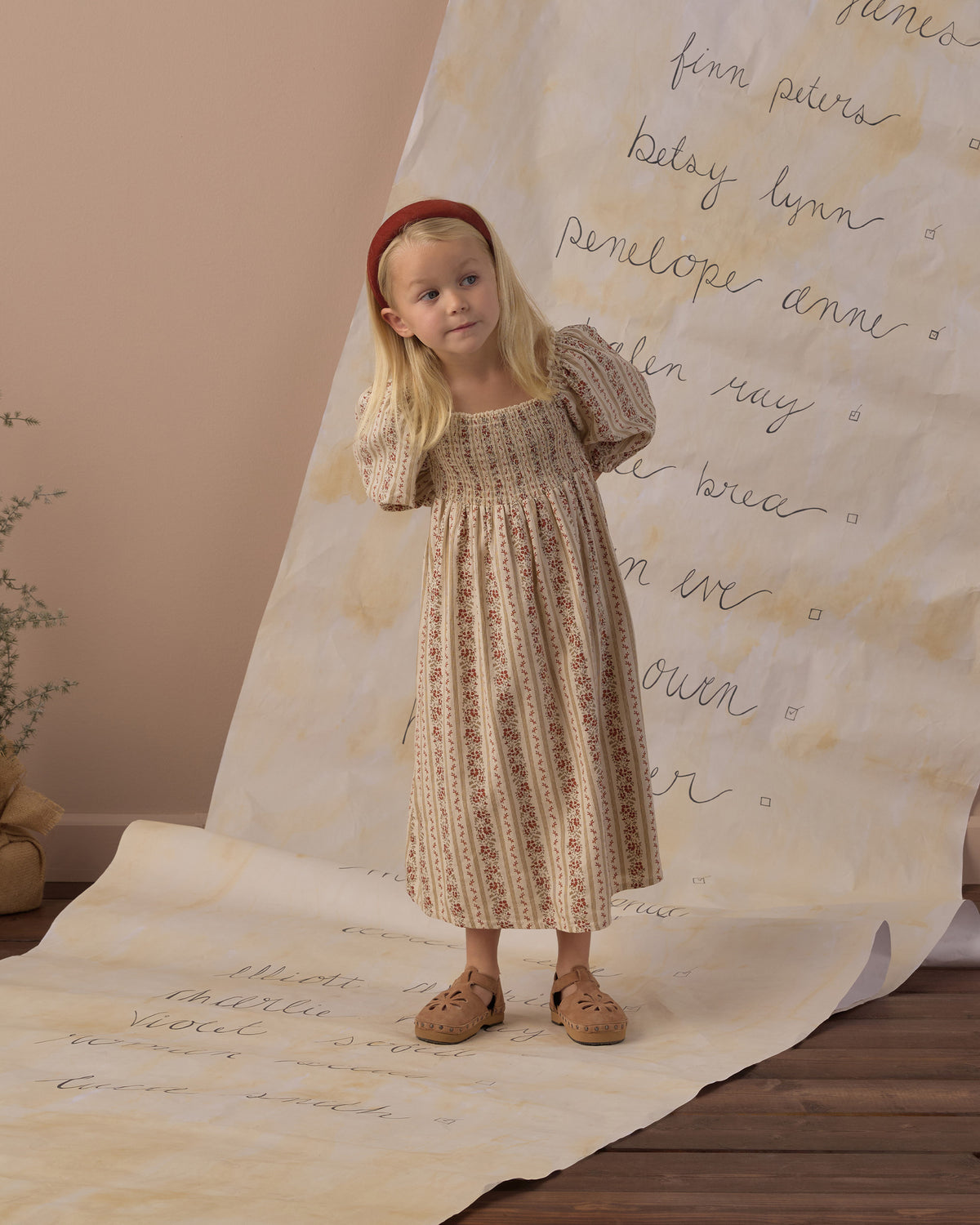 Della Dress | Floral Stripe