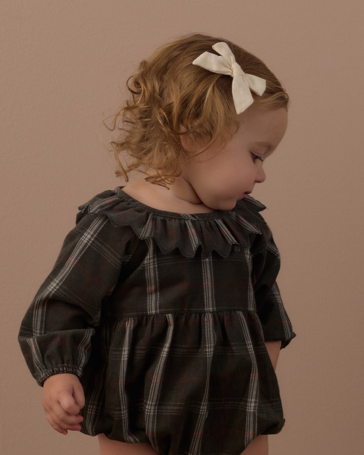 Freya Romper | Holiday Plaid