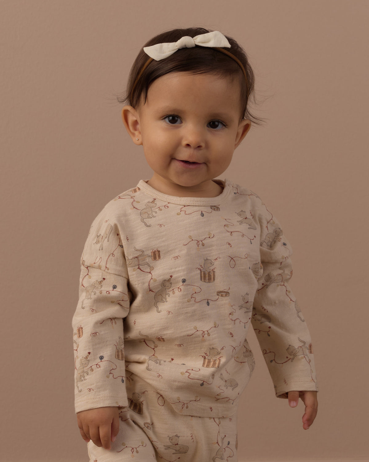 Long Sleeve Tee + Pant Set | Kitties