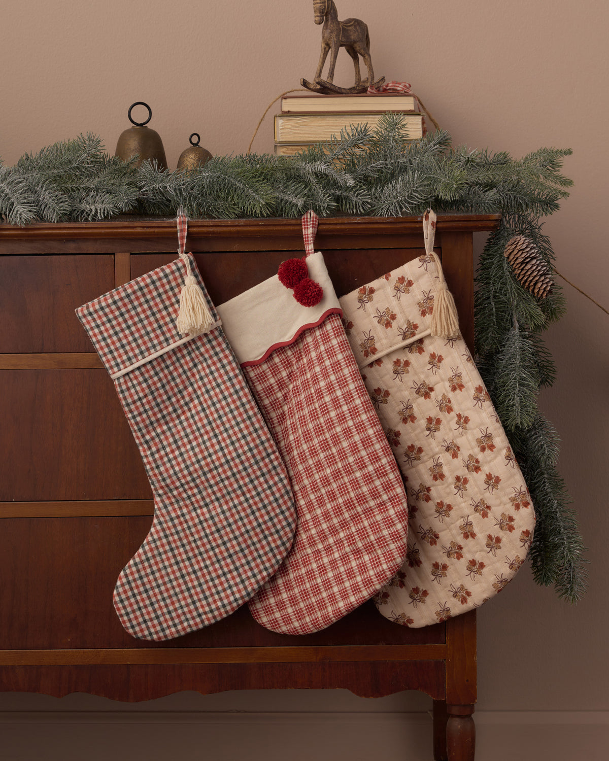 Christmas Stocking | Holiday Gingham