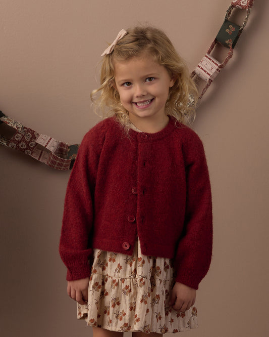 Fuzzy Cardigan | Ruby