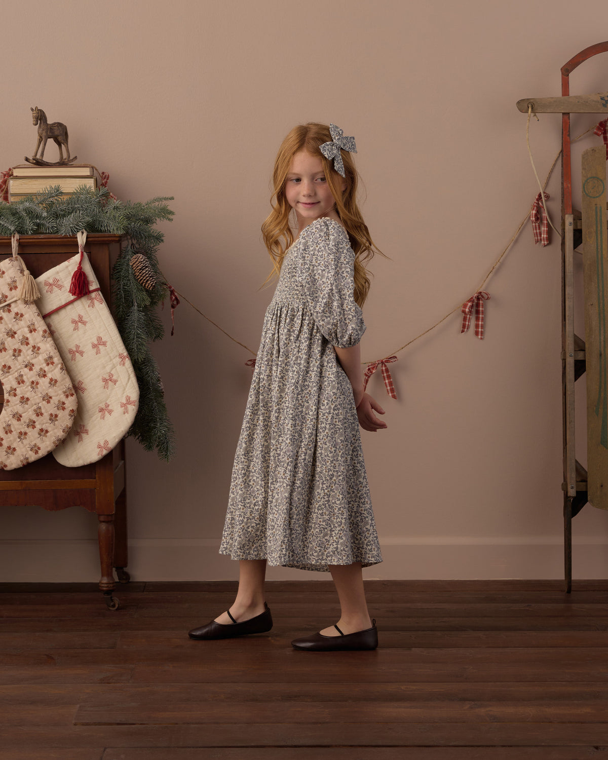 Della Dress | Slate Floral