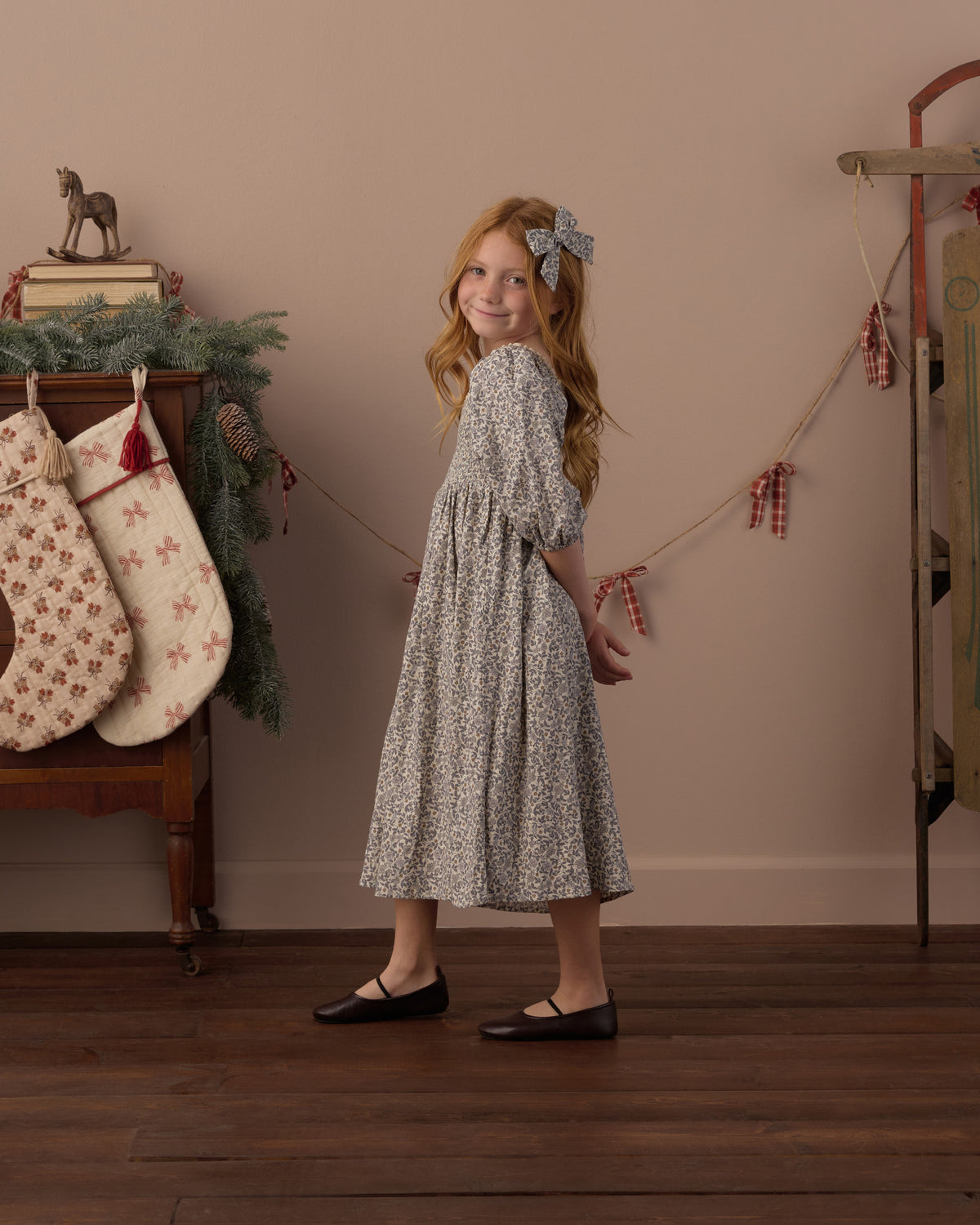 Della Dress | Slate Floral