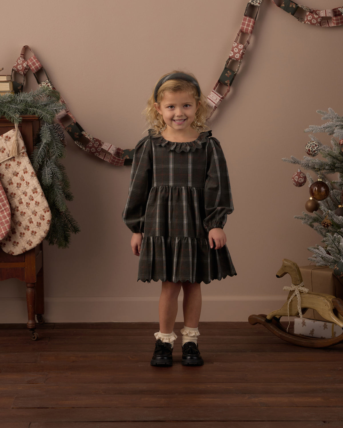 Fran Dress | Holiday Plaid