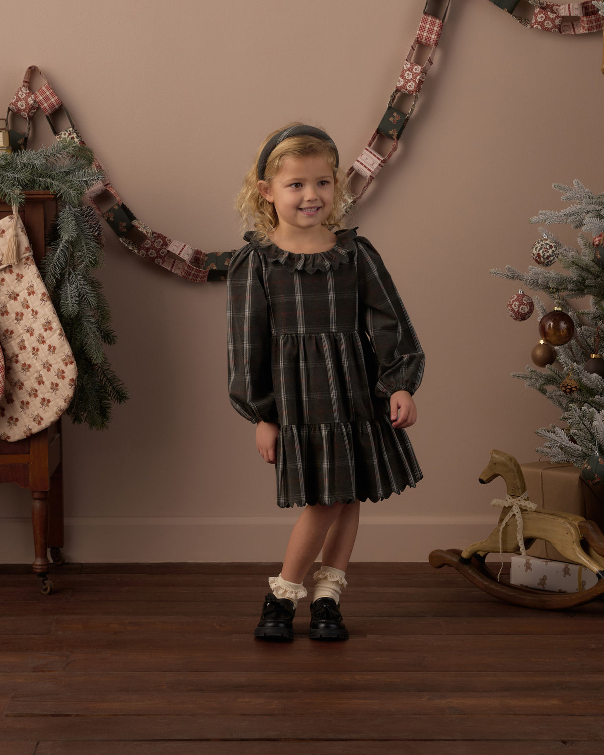 Fran Dress | Holiday Plaid