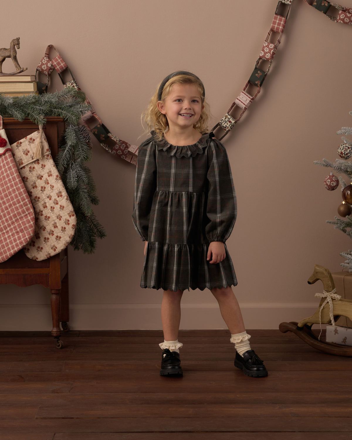 Fran Dress | Holiday Plaid