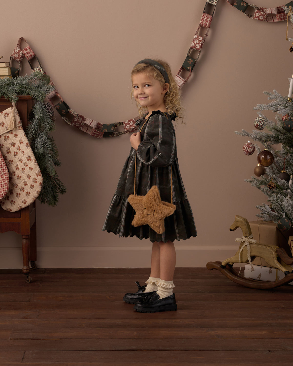 Fran Dress | Holiday Plaid