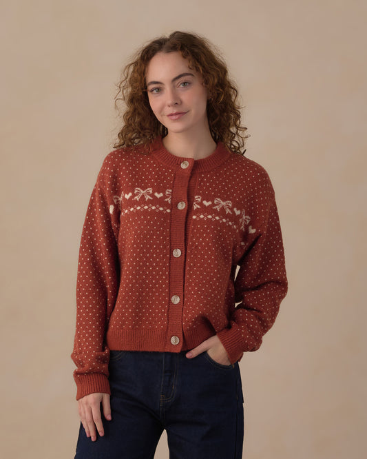 Women's Juniper Cardigan | Ruby