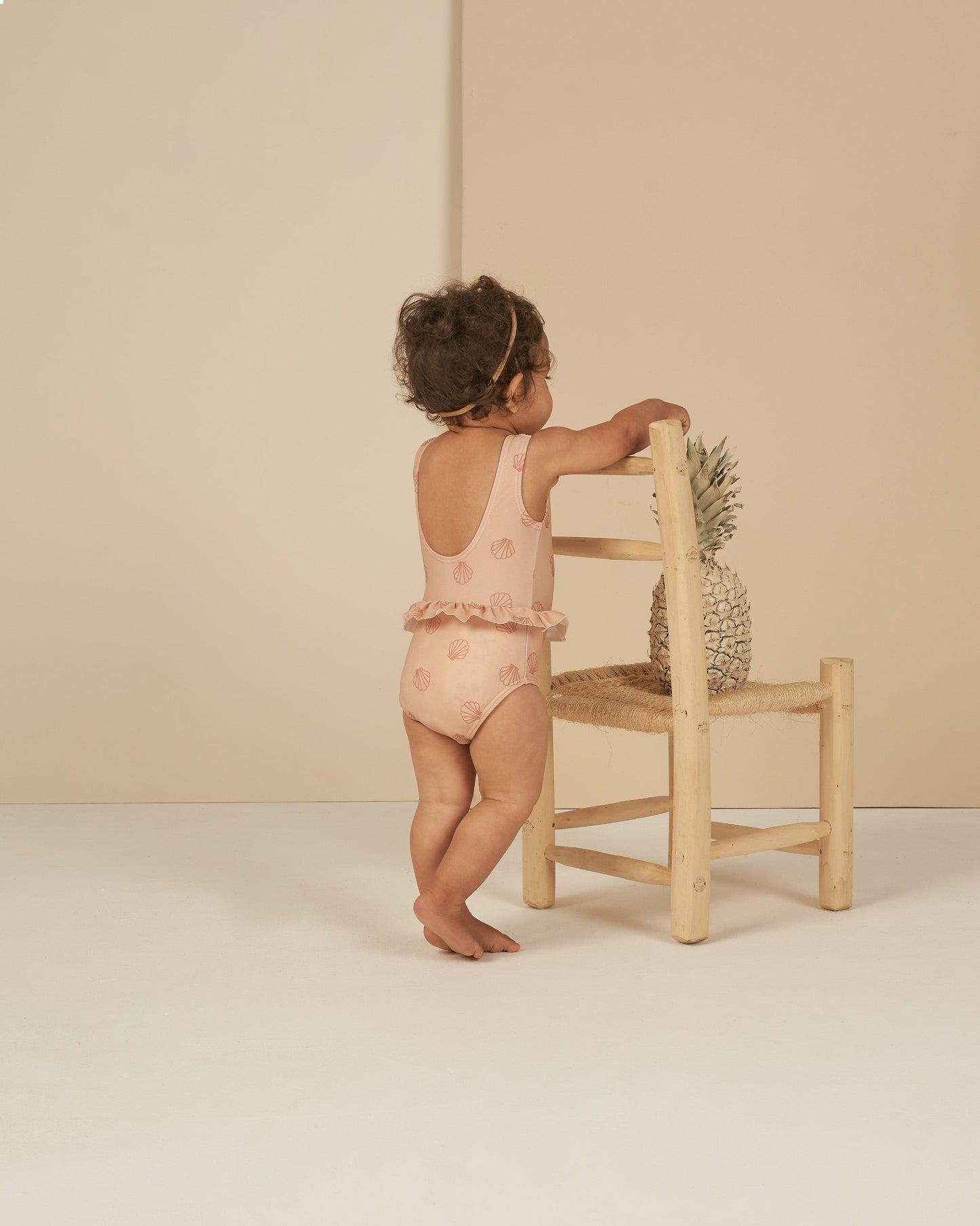 Skirted One-Piece Swimsuit | Seashell