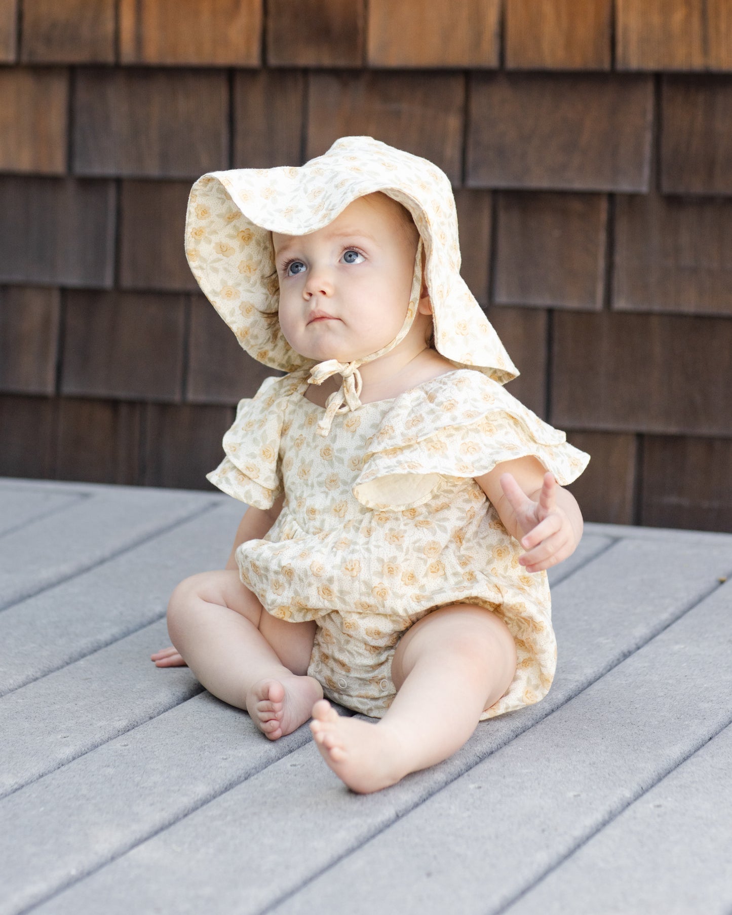 Roxy Romper || Yellow Floral