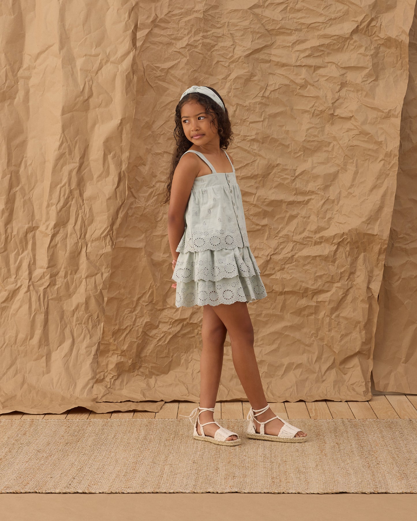 Rose Mini Skirt || Seafoam