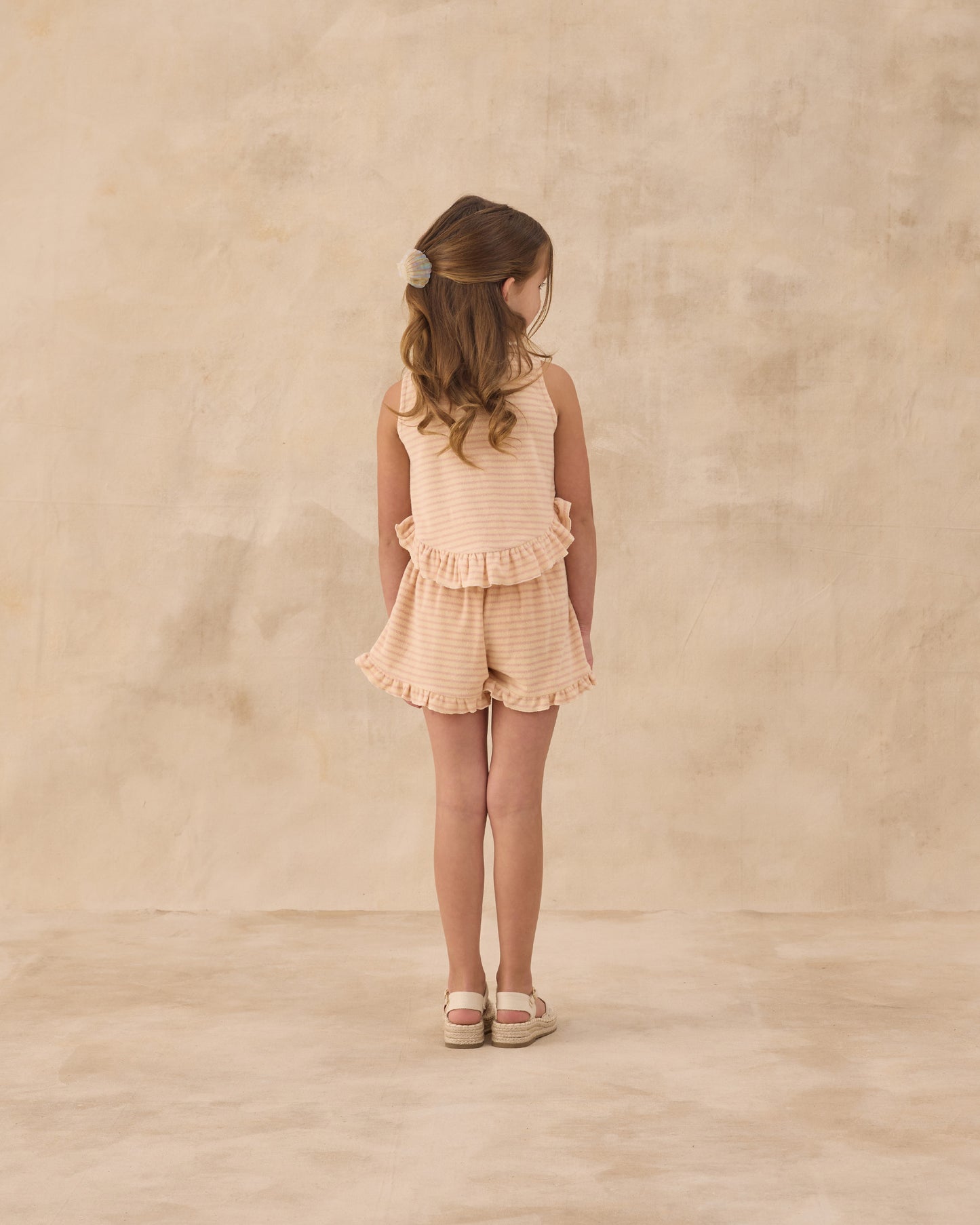 Shell Clip Set || Seafoam, Natural