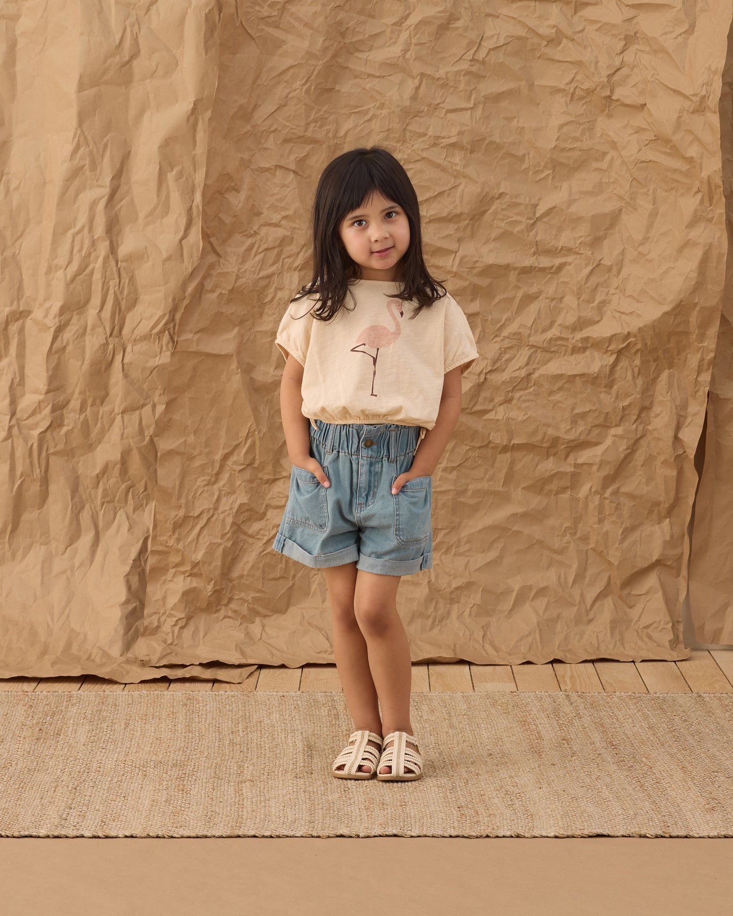 Alba Short Denim || Washed Blue