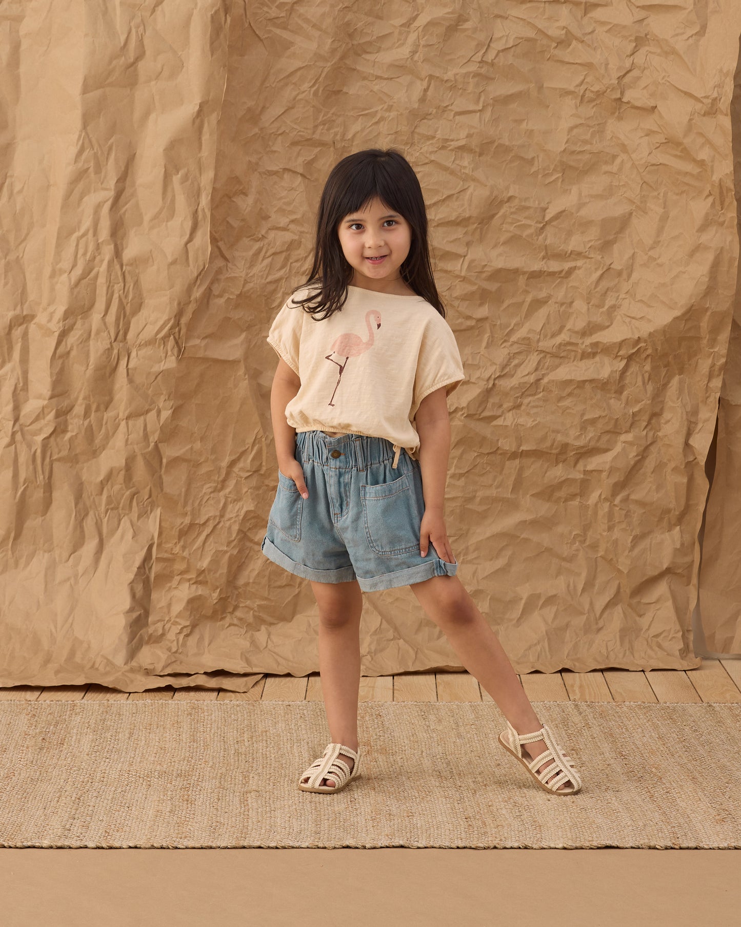Alba Short Denim || Washed Blue