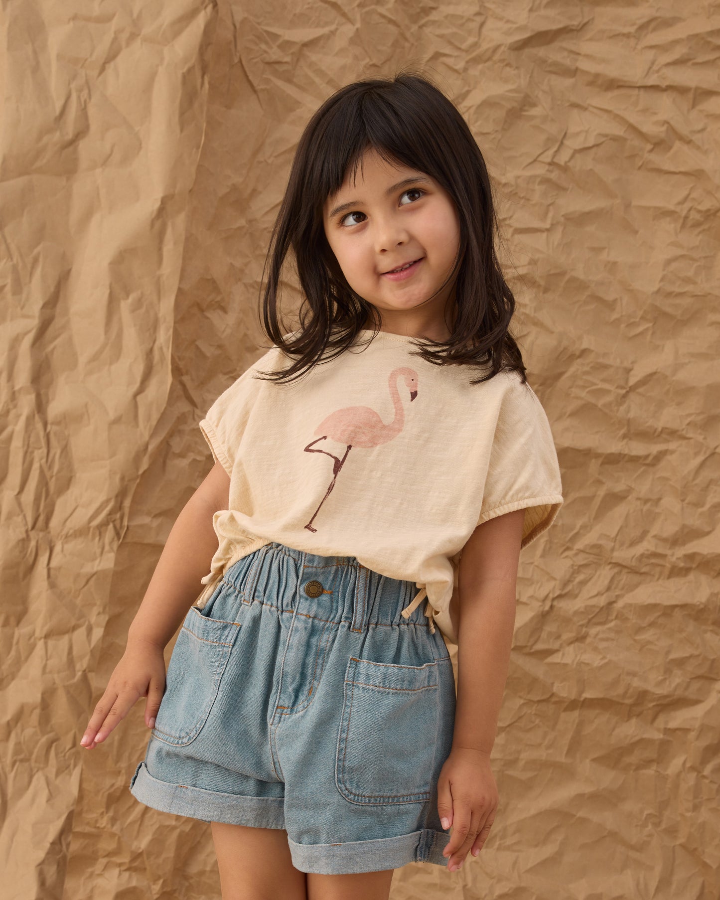 Alba Short Denim || Washed Blue