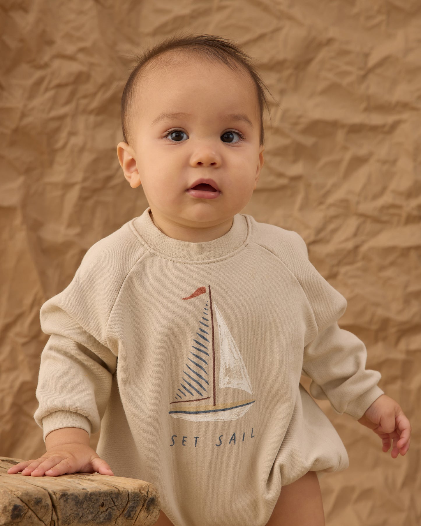 Crewneck Romper || Set Sail