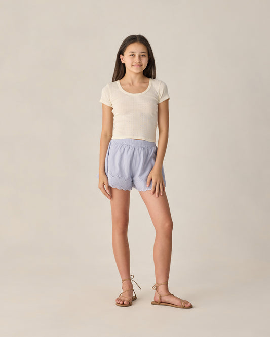 Teen Remi Shorts || Periwinkle