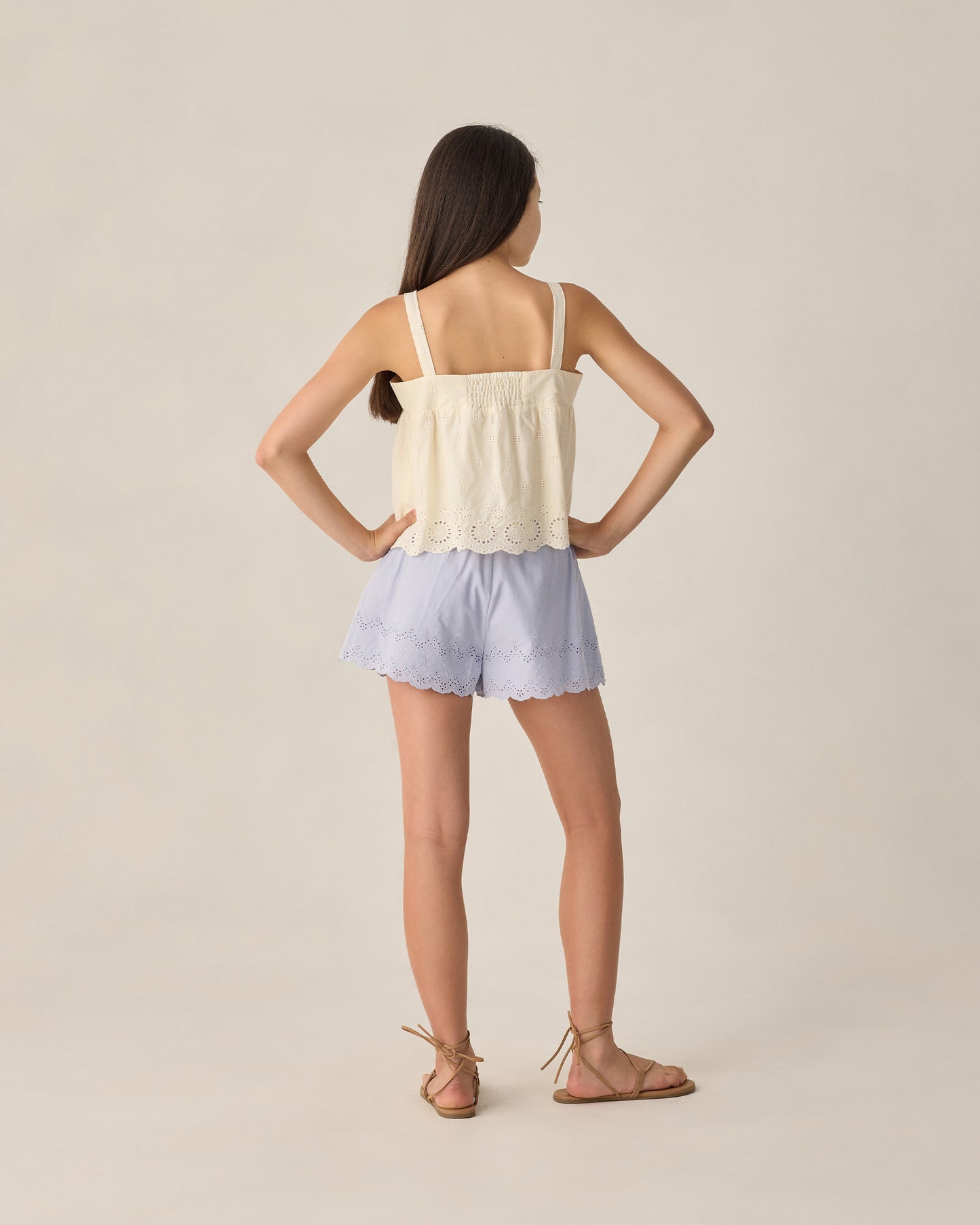 Teen Remi Shorts || Periwinkle