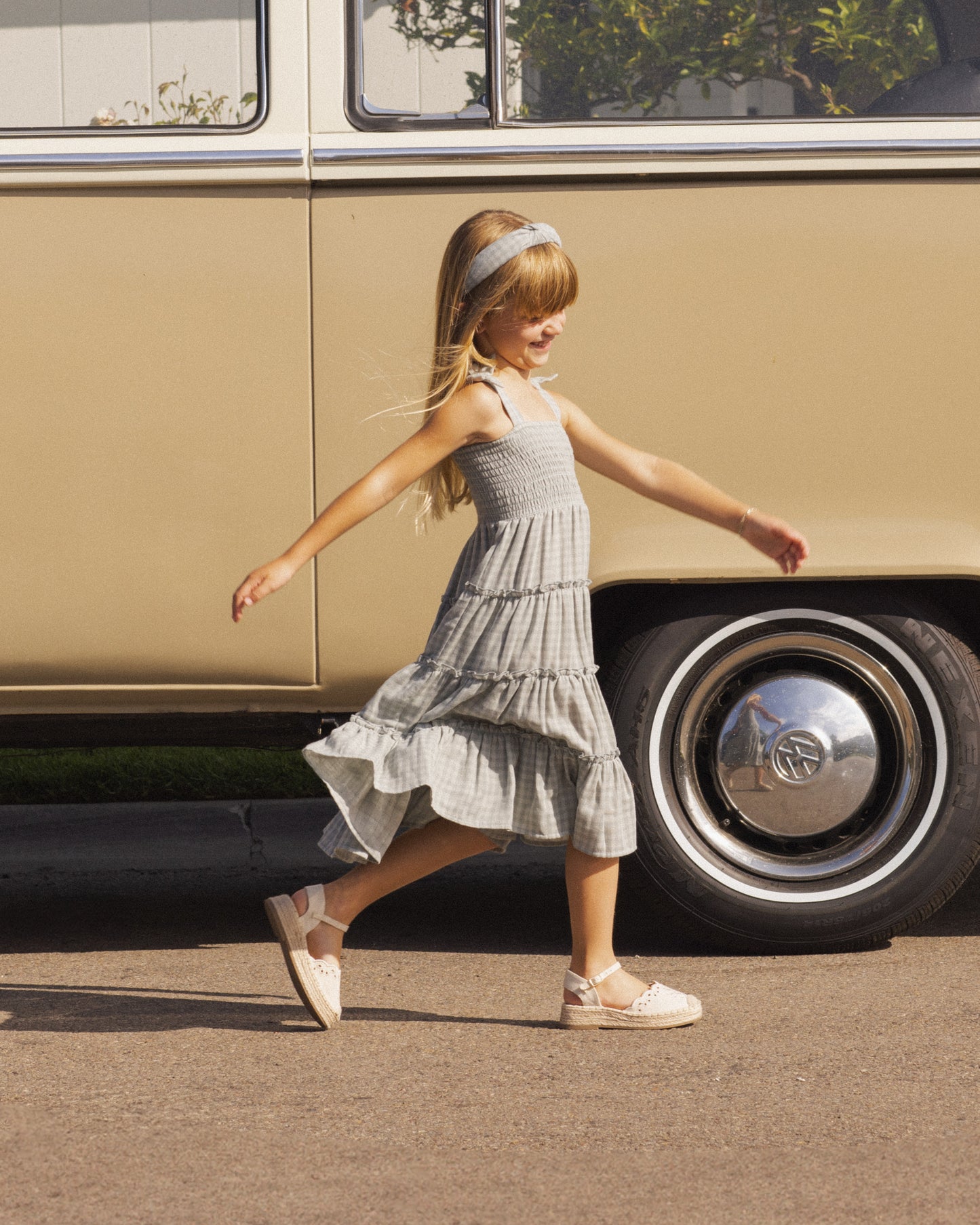 Taylor Dress || Green Gingham