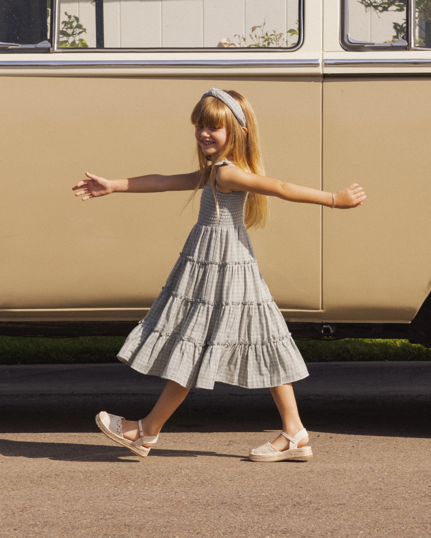 Taylor Dress || Green Gingham