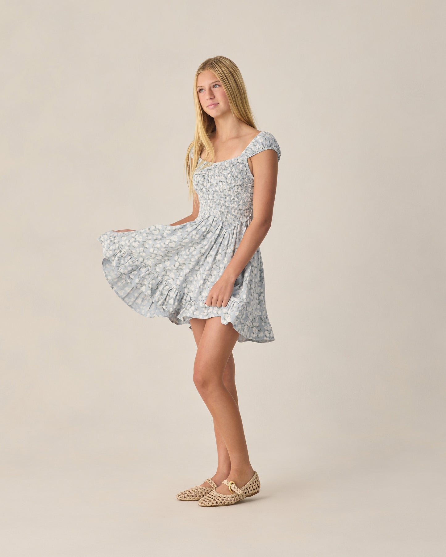 Kalina Dress || Hydrangea - Teen