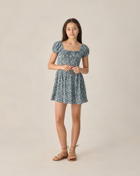 Alex Dress | Navy Floral - Teen