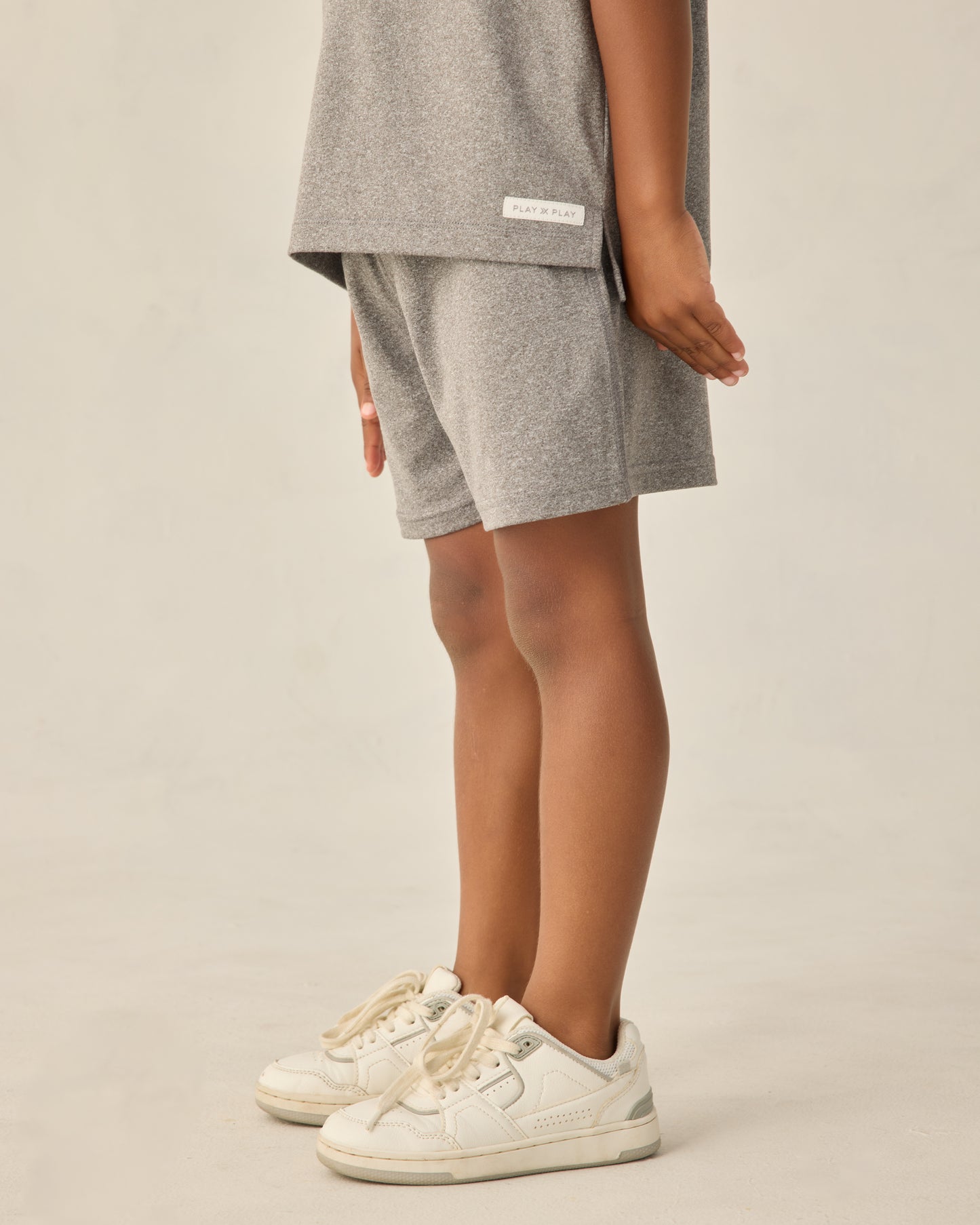 Oceanside Tech Short || Heathered Grey