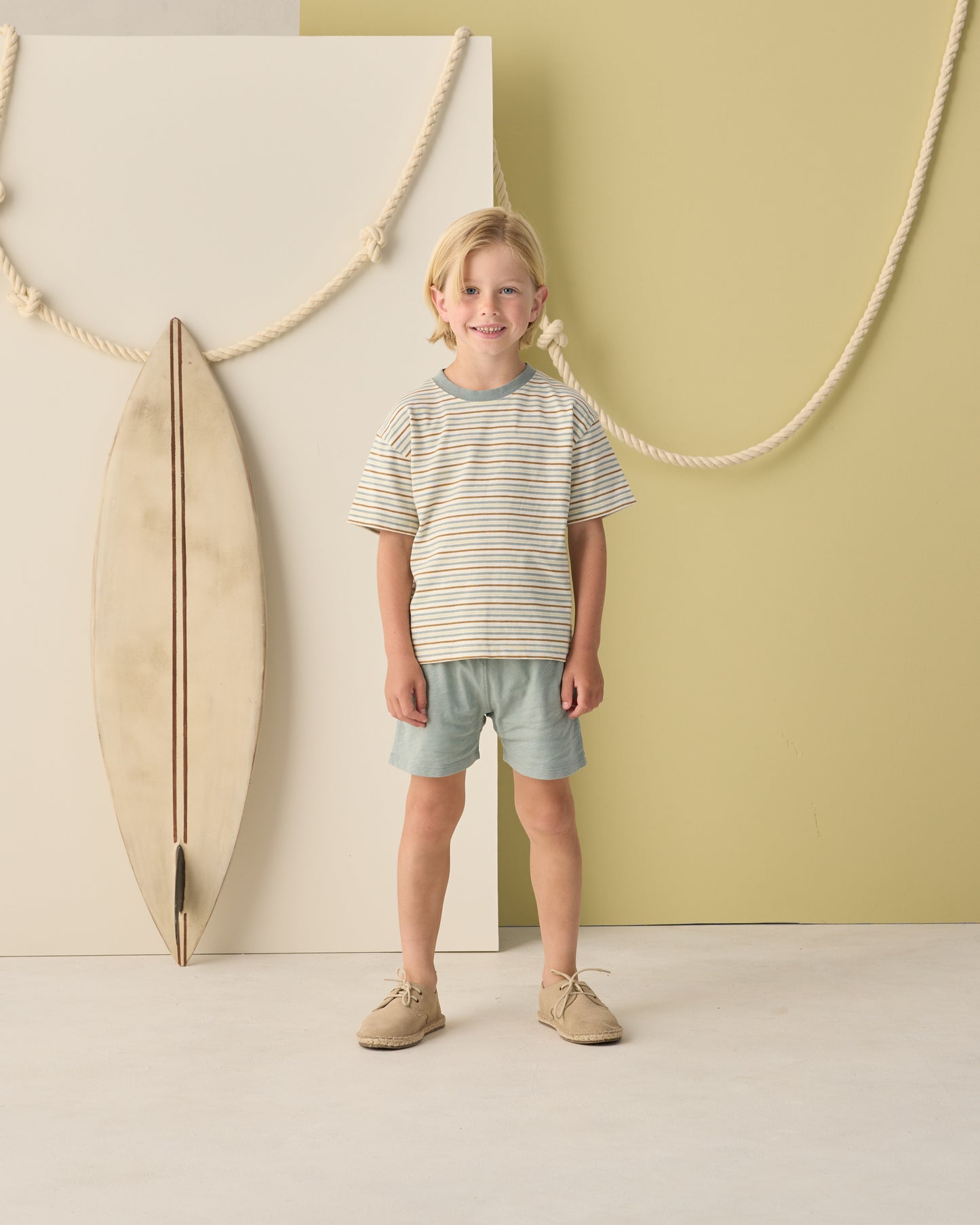 Relaxed Tee || Vintage Stripe
