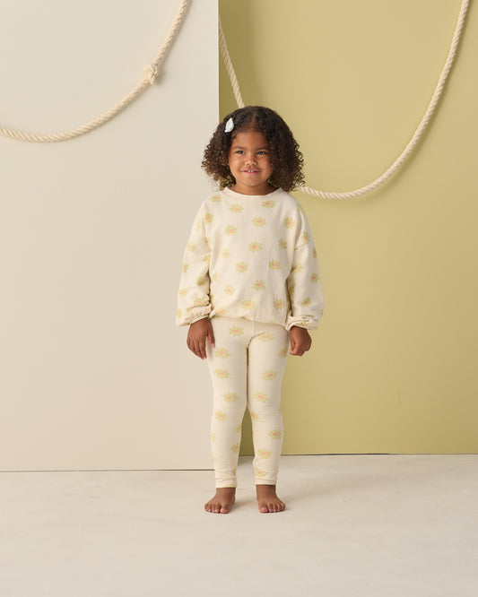 Spongey Knit Set || Yellow Daisy