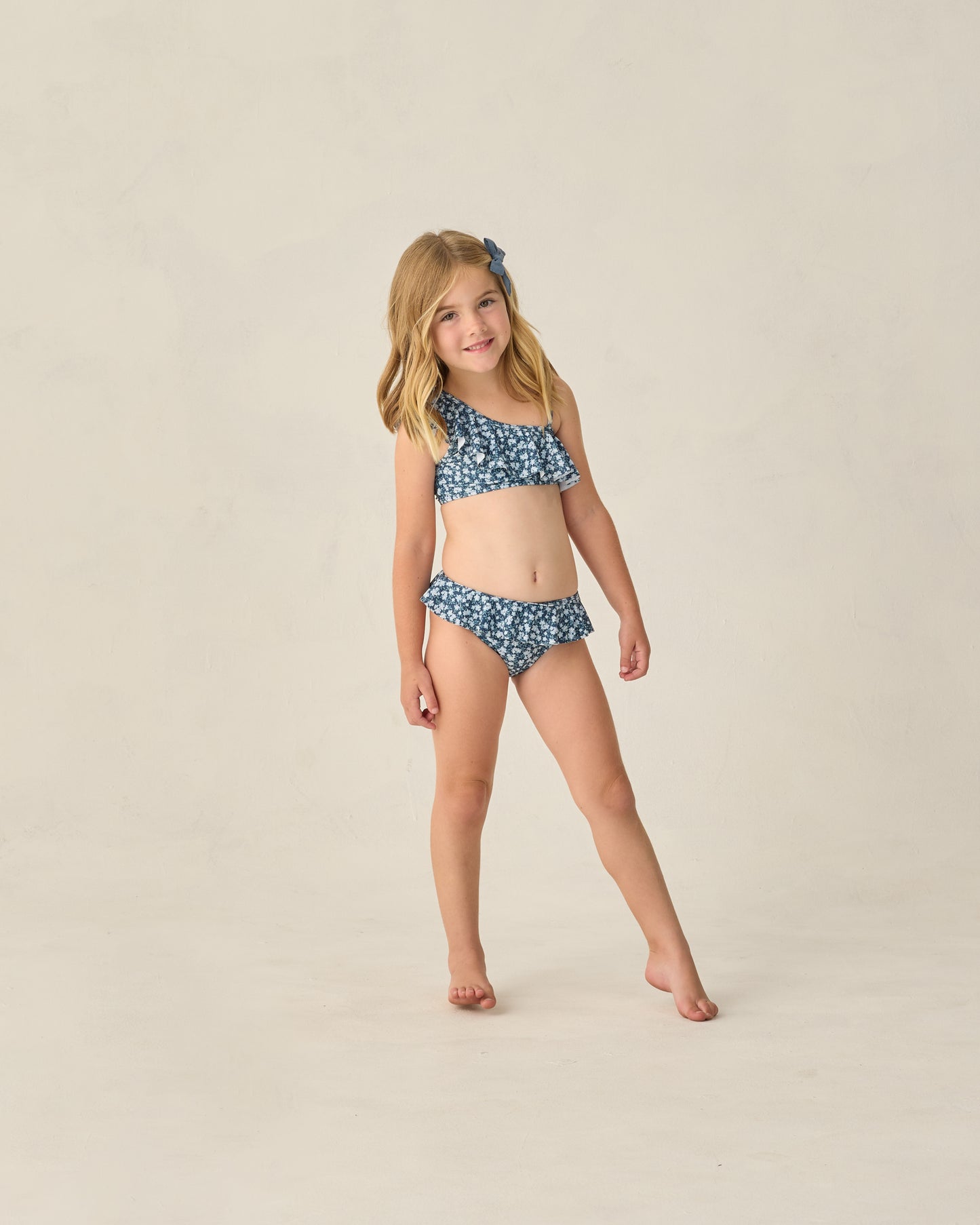 Skirted Bikini || Navy Floral