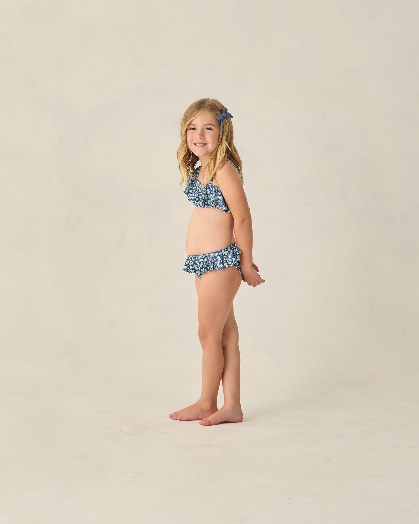 Skirted Bikini || Navy Floral